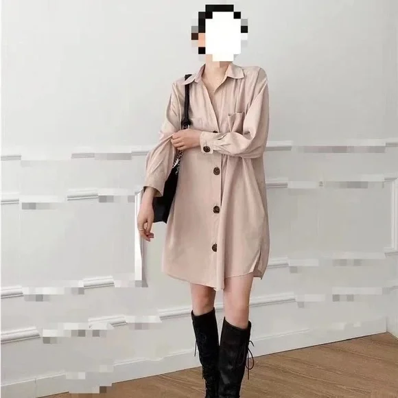 Zara Brand New Long Shirt Dress Cheaper Sale - Picture 3 of 3